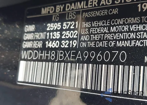 2014 Mercedes-Benz E 350 4Matic из США, поврежденный, VIN WDDHH8JBXEA996070